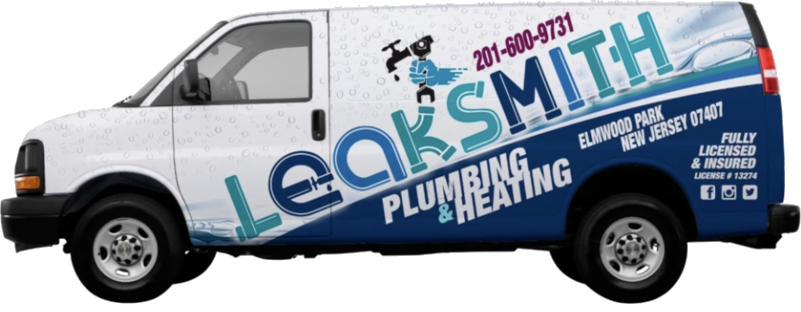 leaksmith branded service truck